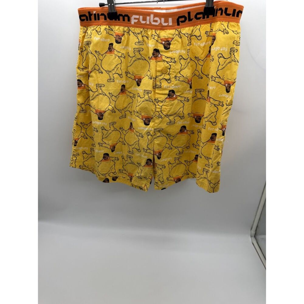 🌴Vintage Y2K Platinum FUBU Fat Albert shorts size medium